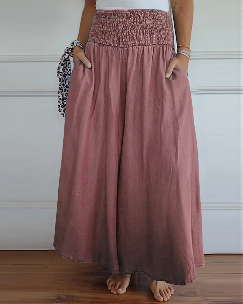 Comfy Wide-Leg Trousers