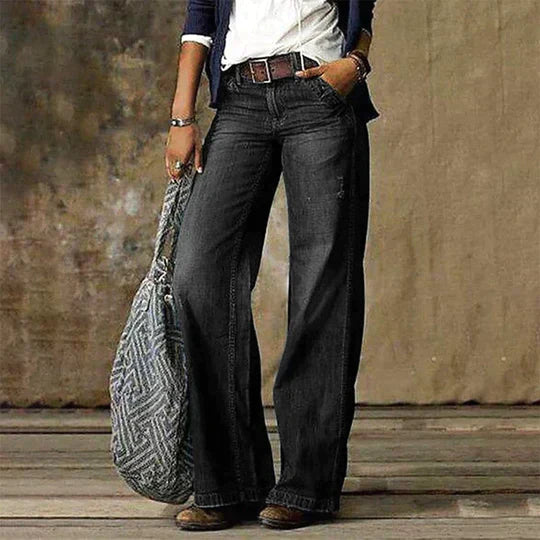 Retro Wide Leg Jeans