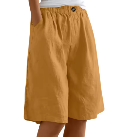 Linen Comfort Relaxed Shorts