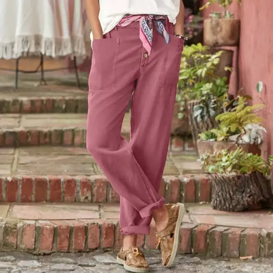 AURAVESSA Relaxed Fit Pants for Everyday Ease