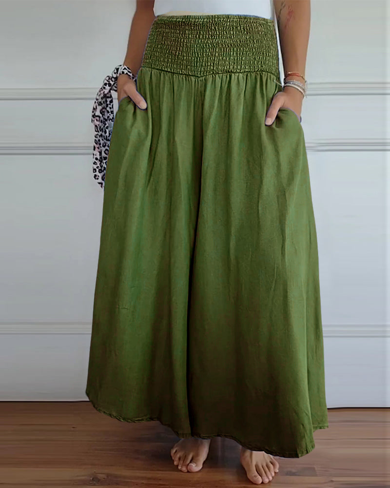 Comfy Wide-Leg Trousers