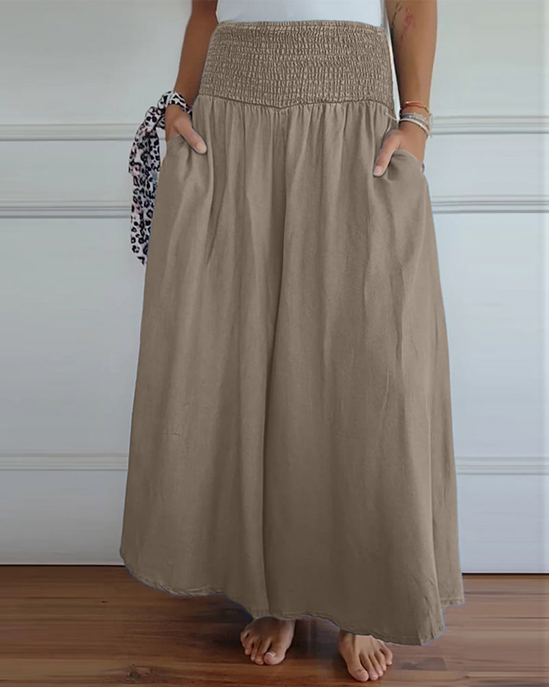 Comfy Wide-Leg Trousers