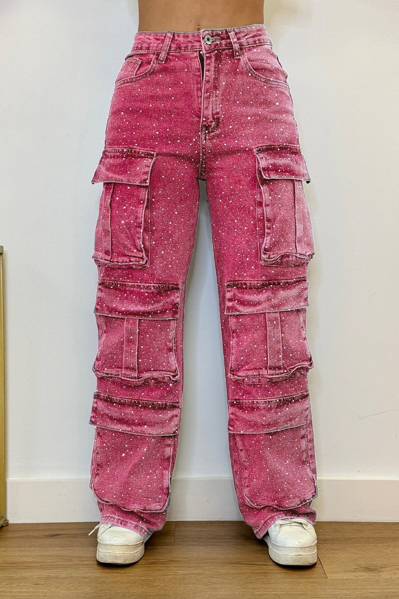 High-Waisted Wide-Leg Jeans