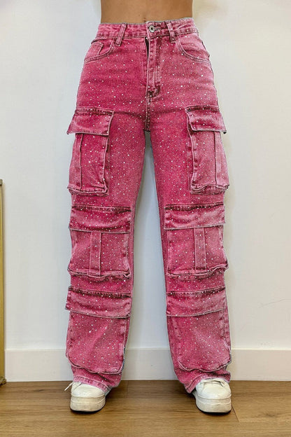 High-Waisted Wide-Leg Jeans