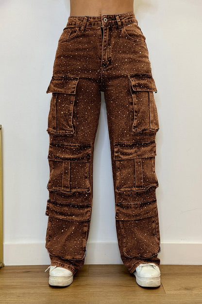 High-Waisted Wide-Leg Jeans