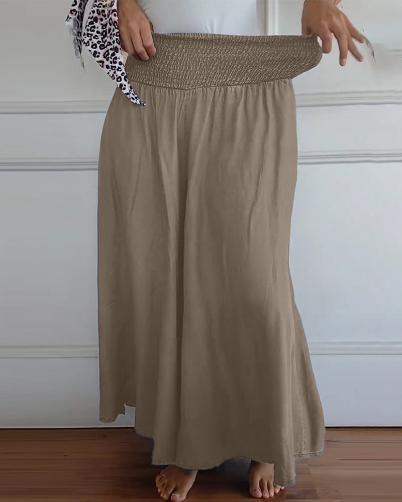 Comfy Wide-Leg Trousers