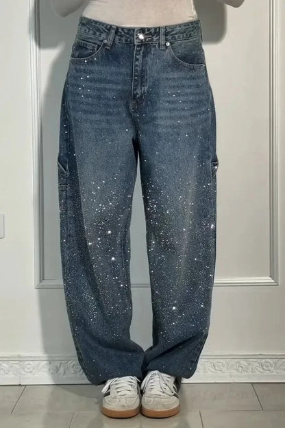 Taikoo | High-Waist Glitter Jeans
