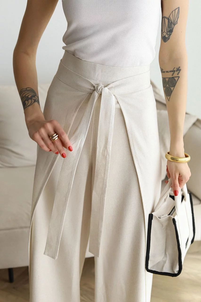 Taikoo | Women’s Wide-Leg Linen Pants