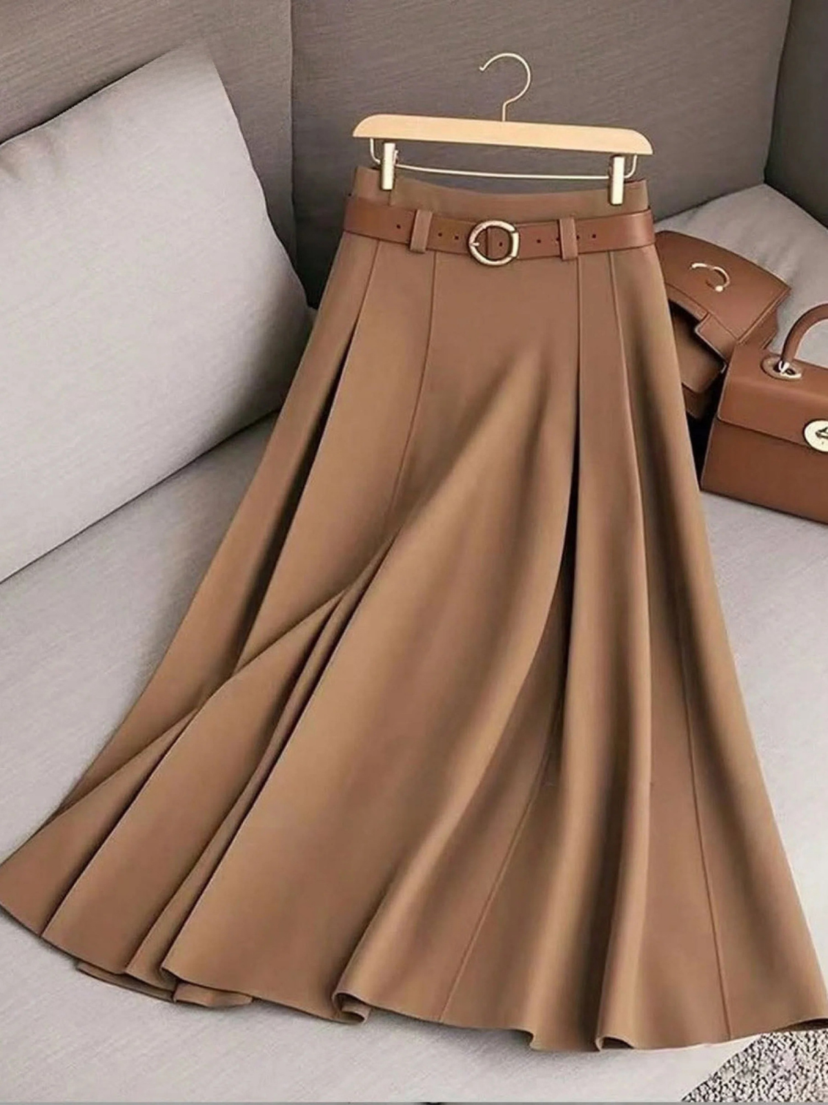 ZEPHYRAEN SOLID COLOR HIGH WAIST