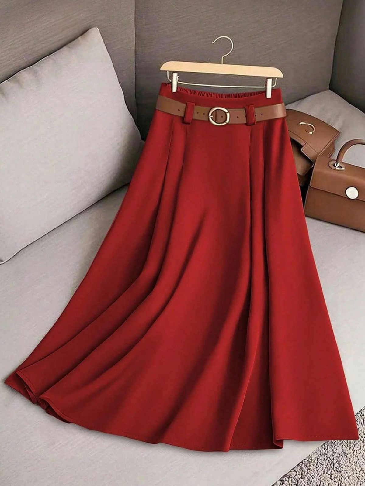 ZEPHYRAEN SOLID COLOR HIGH WAIST