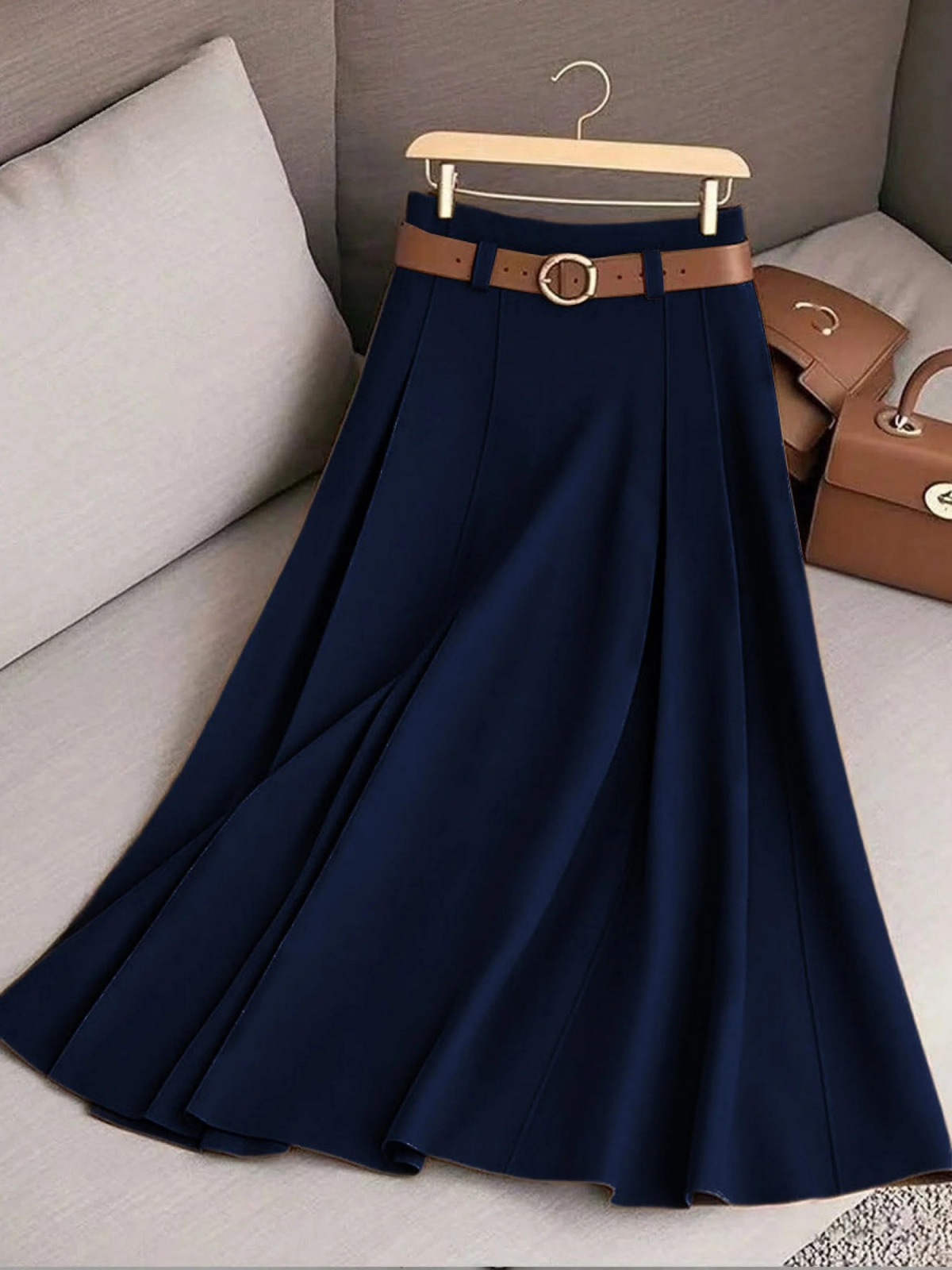 ZEPHYRAEN SOLID COLOR HIGH WAIST