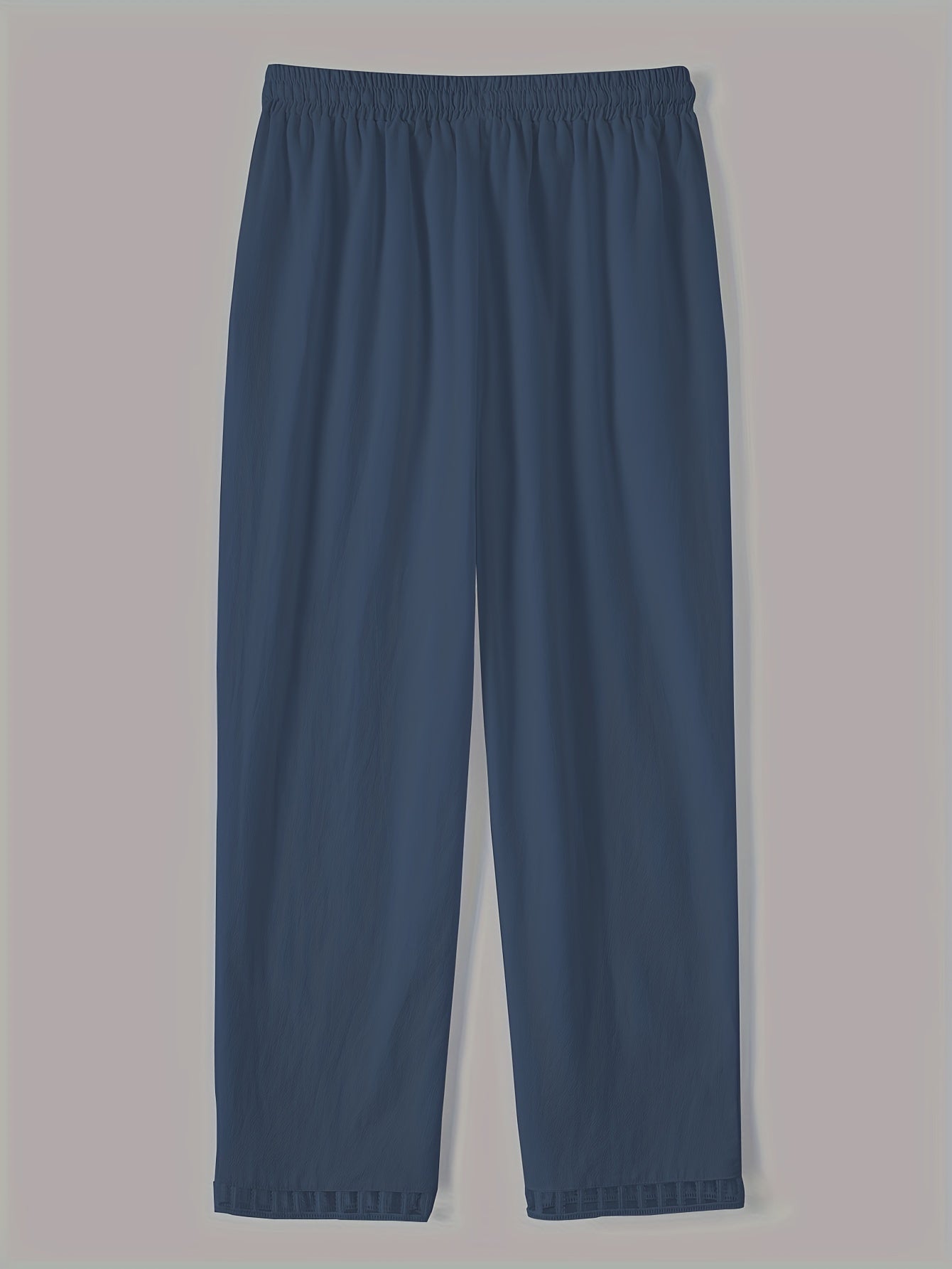 Relaxed Contrast Trim Cropped Pants