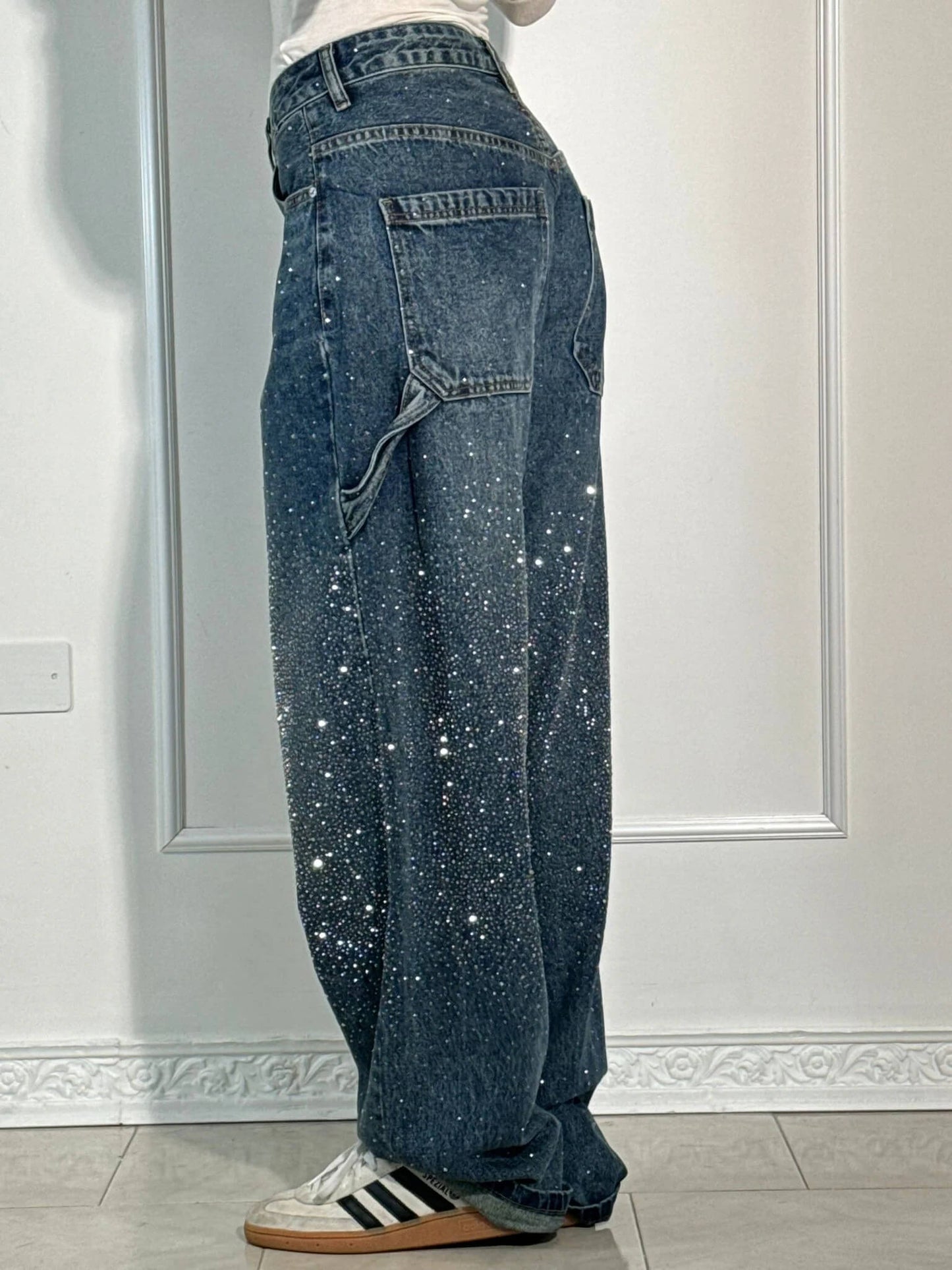 Taikoo | High-Waist Glitter Jeans