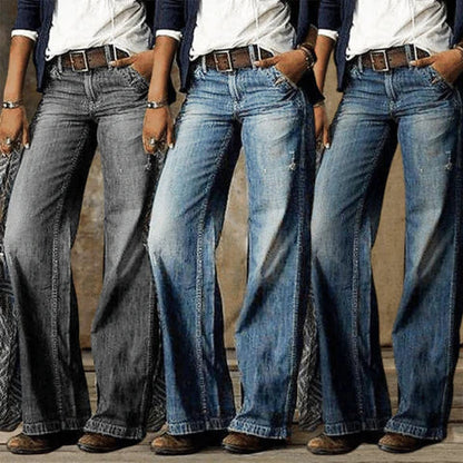 Retro Wide Leg Jeans