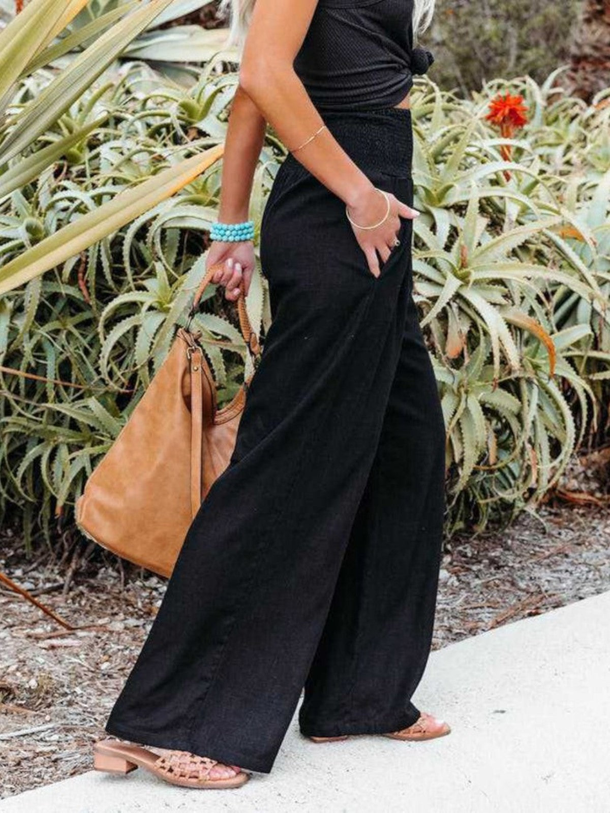 Taikoo | Remi Wide-Leg Linen Trousers