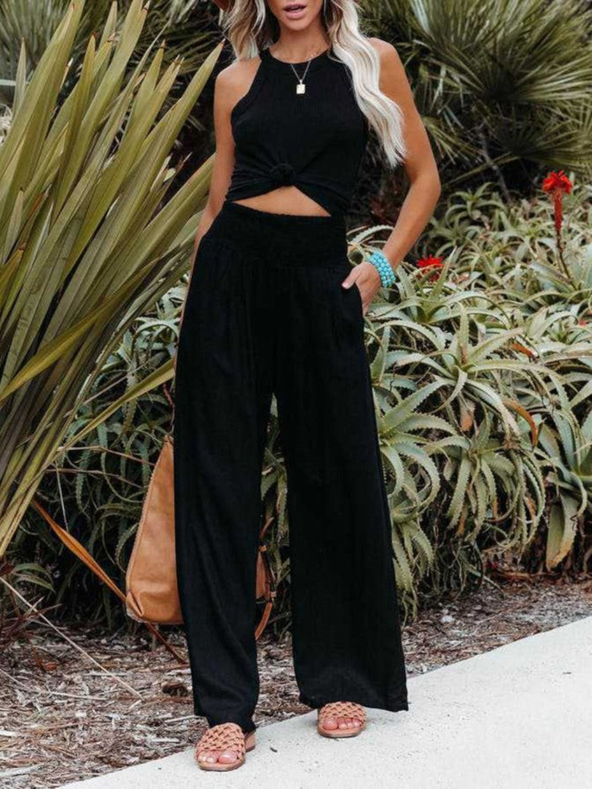 Taikoo | Remi Wide-Leg Linen Trousers
