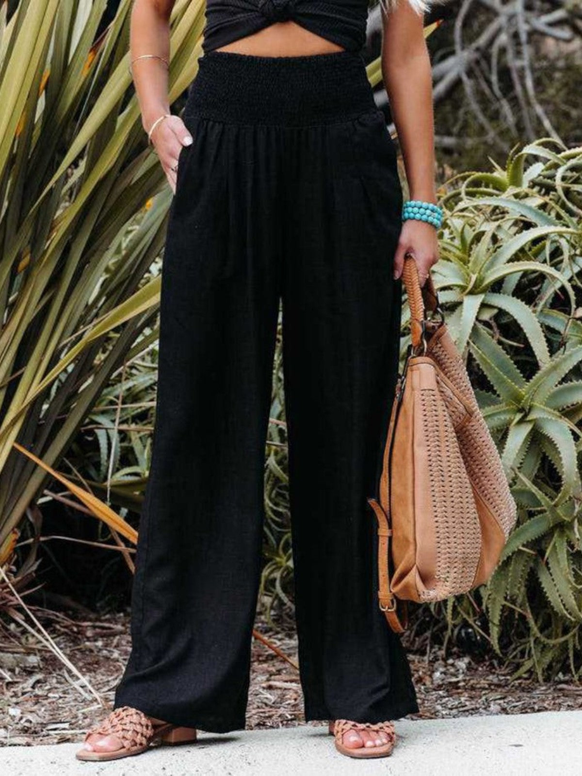 Taikoo | Remi Wide-Leg Linen Trousers