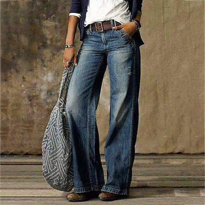 Retro Wide Leg Jeans