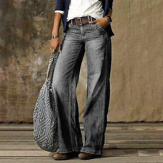 Retro Wide Leg Jeans