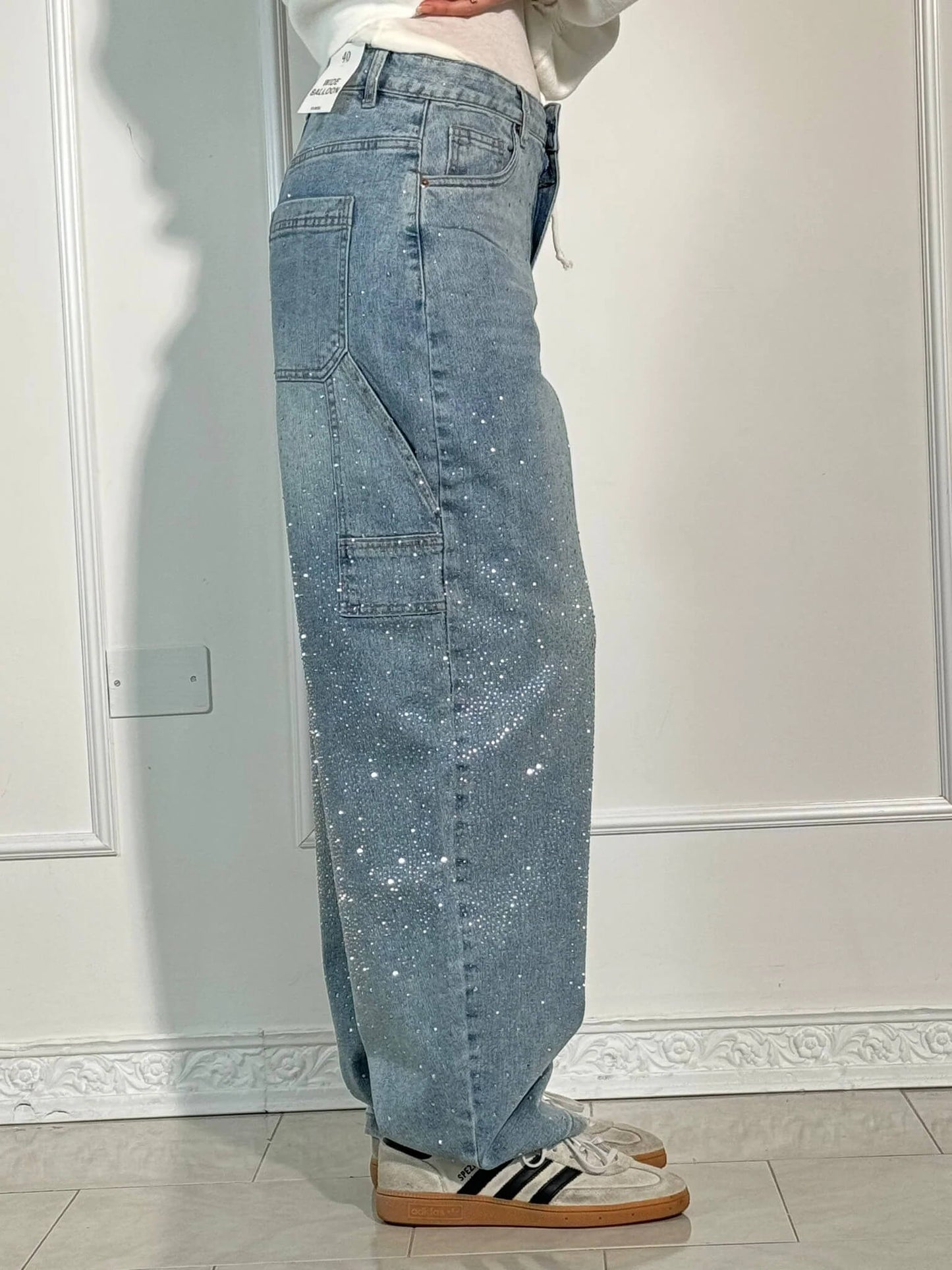 Taikoo | High-Waist Glitter Jeans