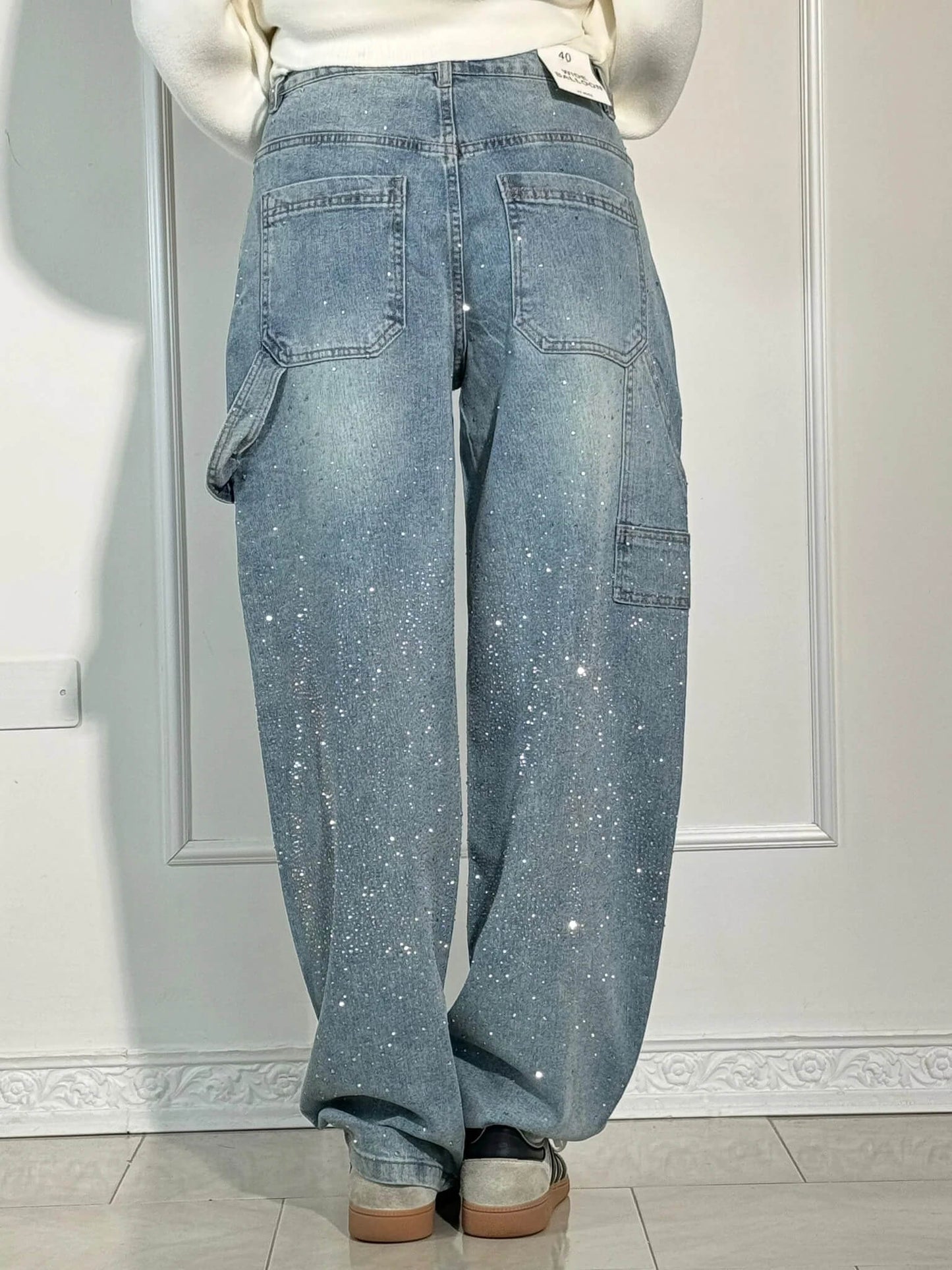Taikoo | High-Waist Glitter Jeans