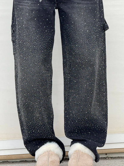 Taikoo | High-Waist Glitter Jeans