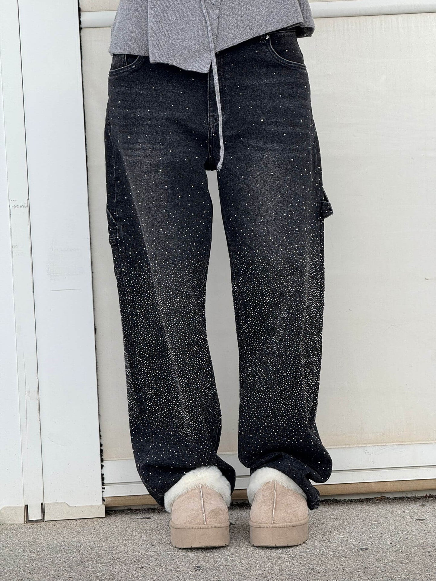 Taikoo | High-Waist Glitter Jeans
