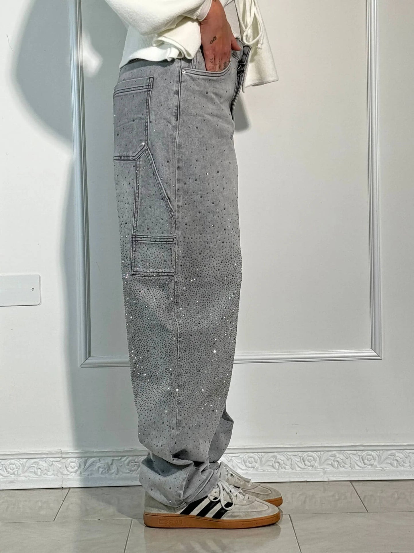 Taikoo | High-Waist Glitter Jeans