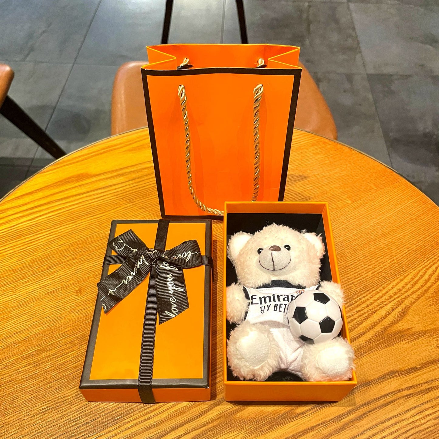 World Cup Star Plush Bear Keychain