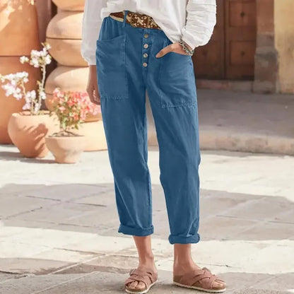 AURAVESSA Relaxed Fit Pants for Everyday Ease