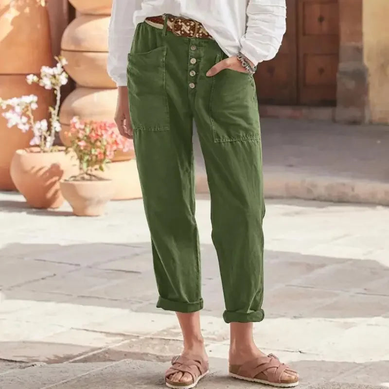 AURAVESSA Relaxed Fit Pants for Everyday Ease