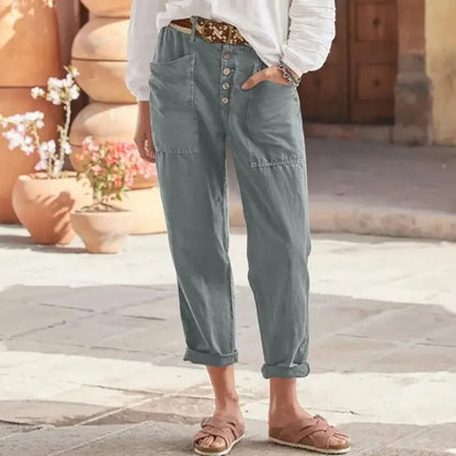 AURAVESSA Relaxed Fit Pants for Everyday Ease