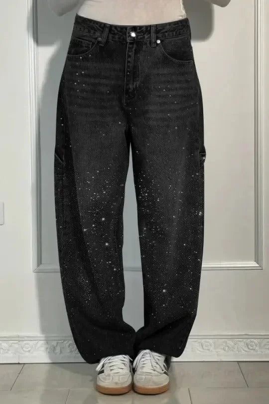 Taikoo | High-Waist Glitter Jeans