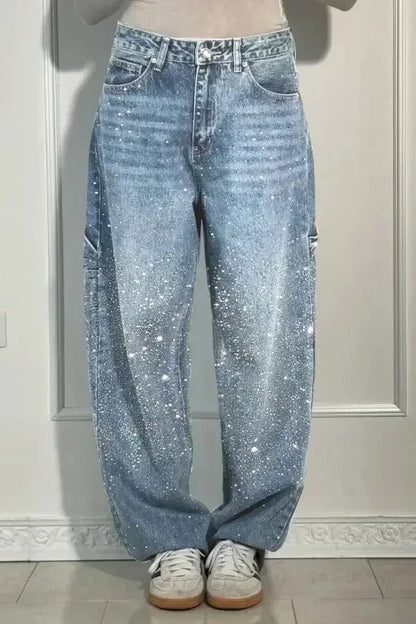Taikoo | High-Waist Glitter Jeans