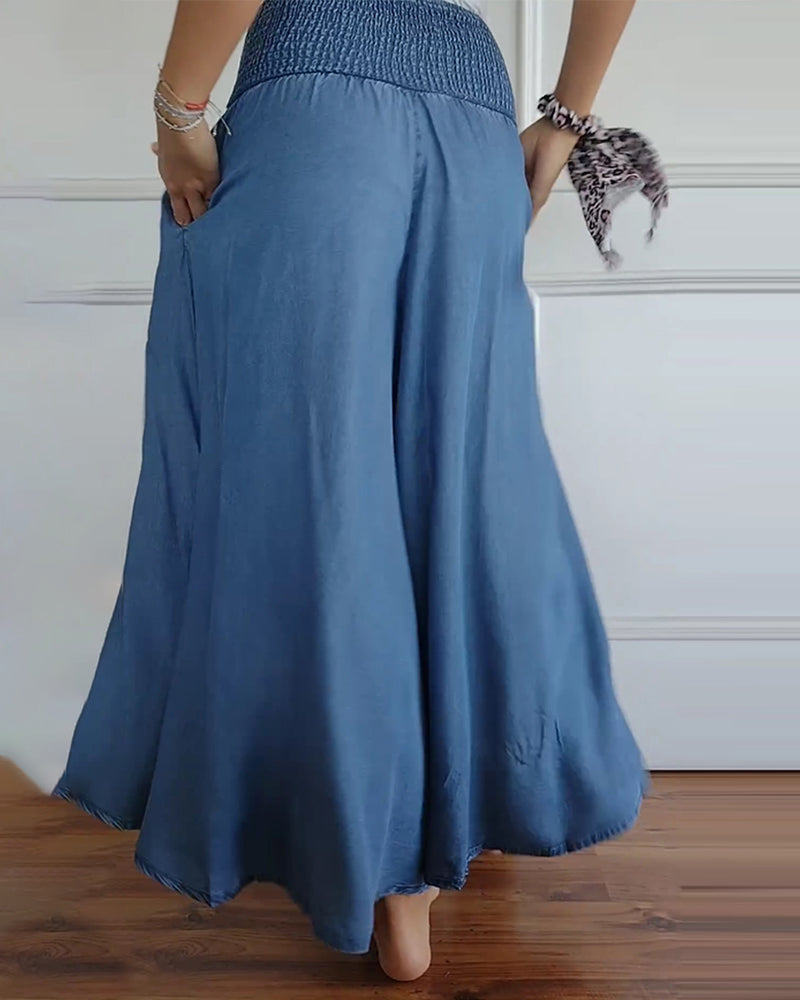 Comfy Wide-Leg Trousers
