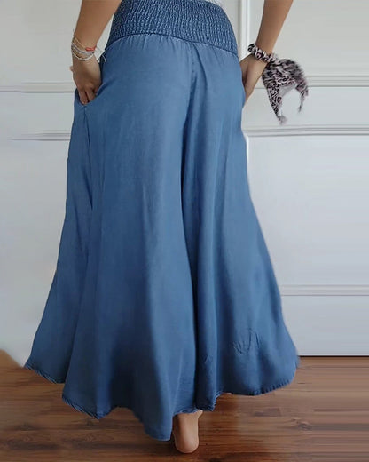 Comfy Wide-Leg Trousers