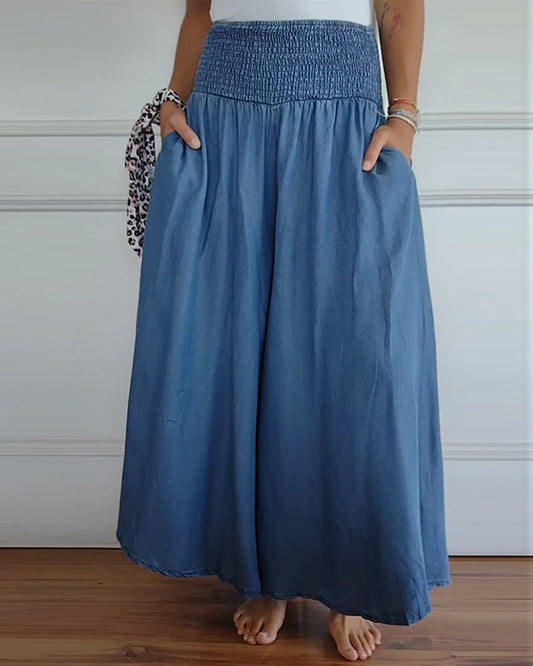 Comfy Wide-Leg Trousers