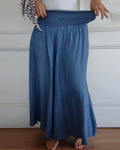 Comfy Wide-Leg Trousers