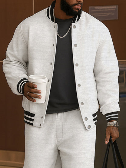Classic Striped Jacket Pants Set