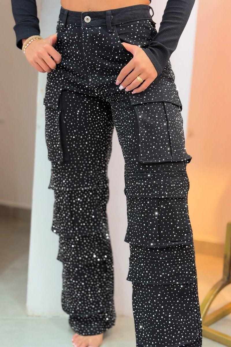 High-Waisted Wide-Leg Jeans